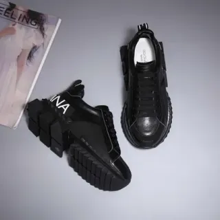 Dolce & Gabbana NS1 Semelle noire Talon bloc Sneakers chunky