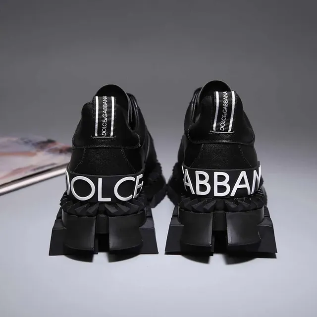 Dolce & Gabbana NS1 কালো সোল ব্লক হিল চাঙ্কি স্নিকার্স 3