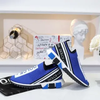 Dolce & Gabbana Speed Trainer রয়েল ব্লু সাদা কালো লাইফস্টাইল স্নিকার্স