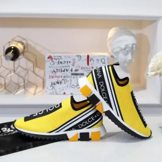 Dolce & Gabbana Speed Trainer হলুদ কালো সাদা লাইফস্টাইল স্নিকার্স