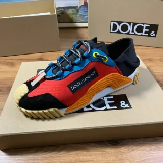 Dolce & Gabbana Multicolor Mixed-Material Fashion Sneaker