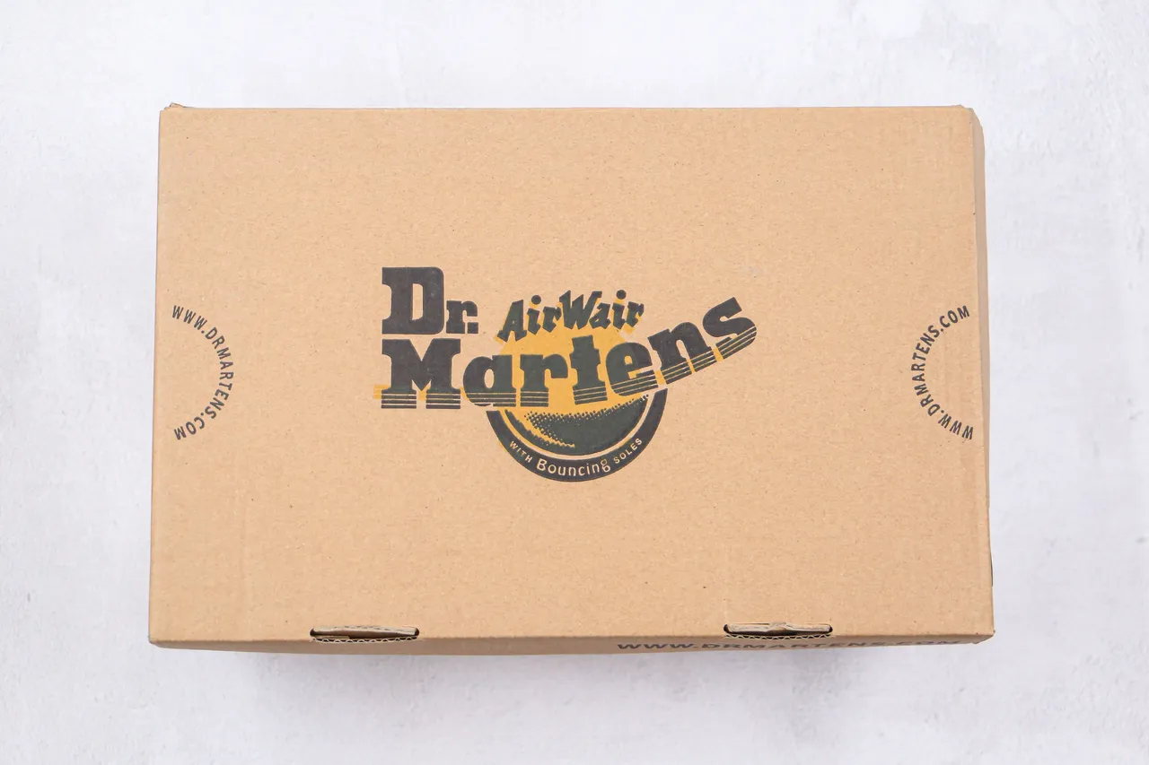 Dr. Martens 1461 Black Yellow Leather Tassel Strap Loafer 3