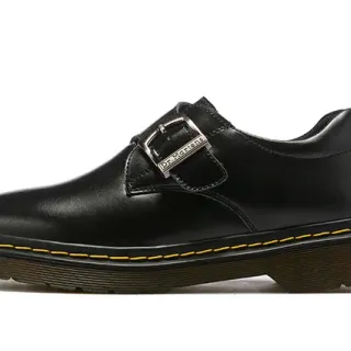 Dr. Martens 1461 Monk Black Leather Single-Strap Monk Shoe