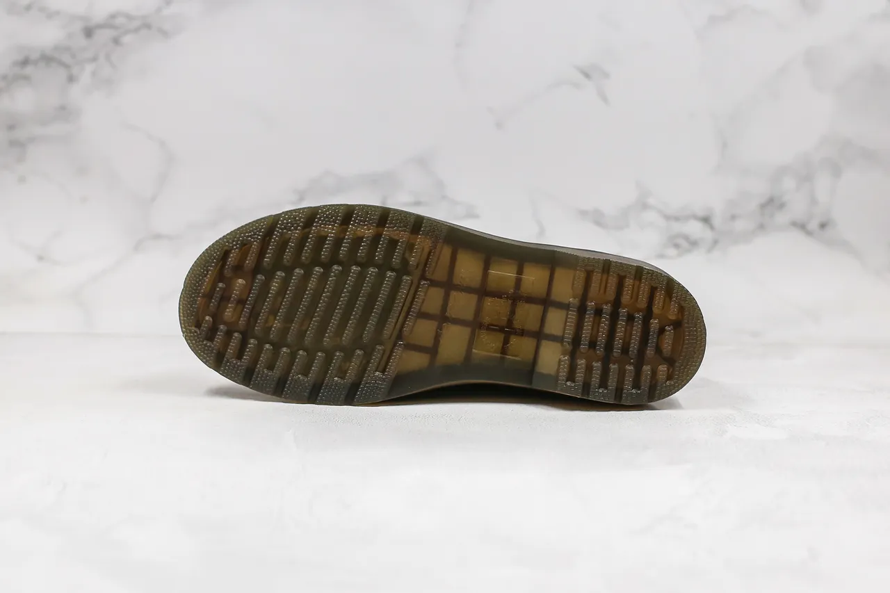 Dr. Martens 1461 বাদামী চামড়ার একটি ফিতা মোনক জুতা 3
