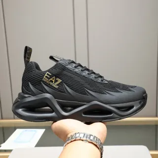 Emporio Armani EA7 কালো নিট লাইফস্টাইল স্নিকার
