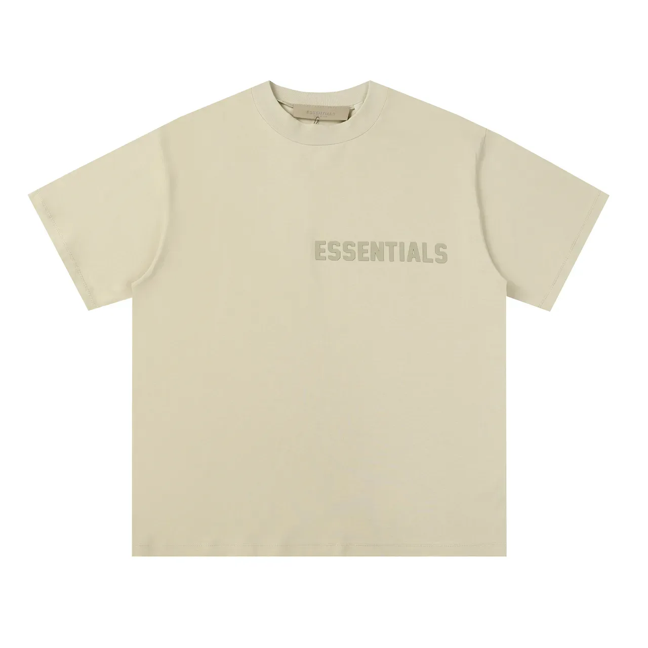 Fear of God Essentials टोनल लोगो ओवरसाइज़ टी-शर्ट 4