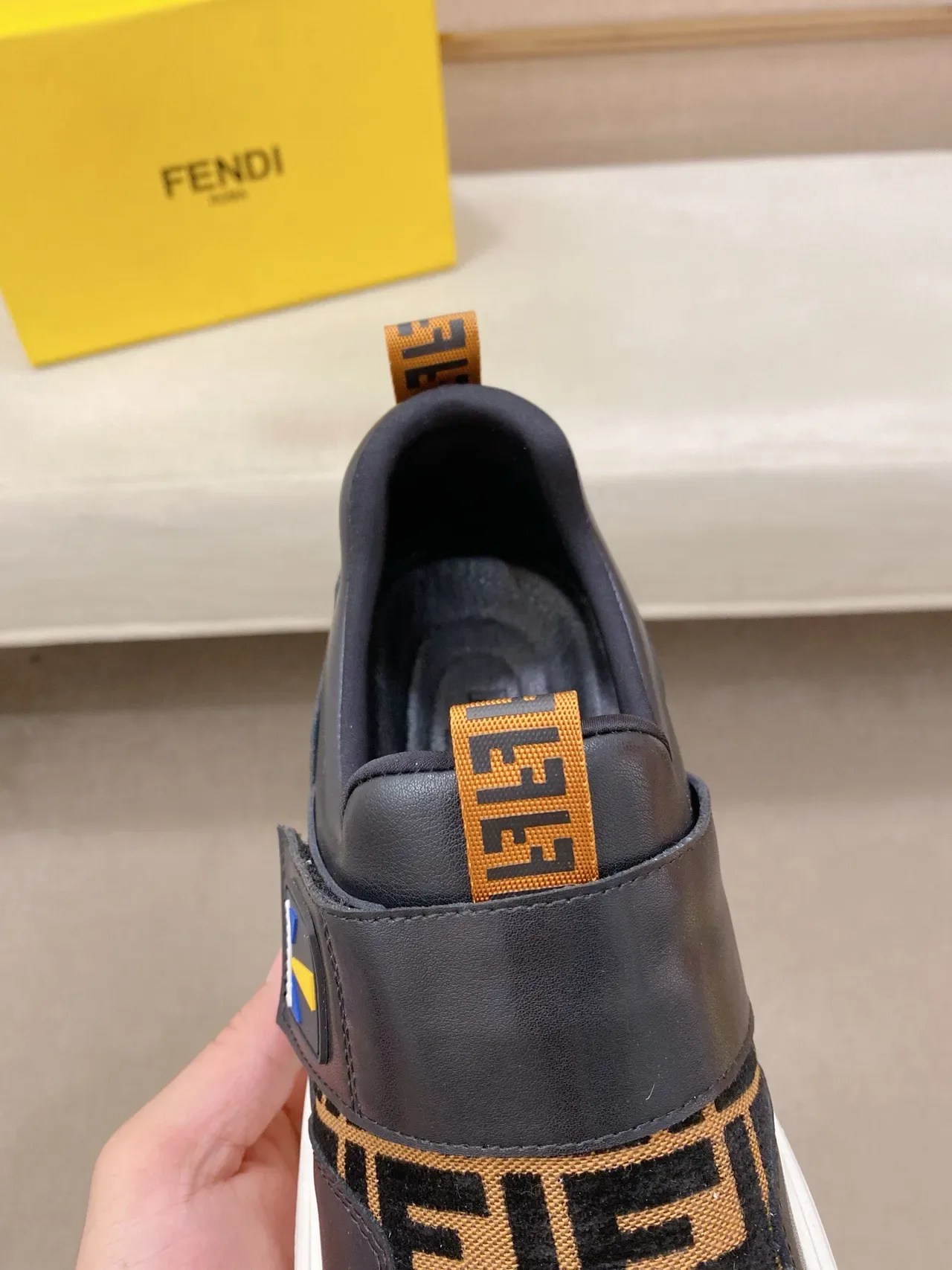 Fendi FF Monogram Slip-On Lifestyle Sneaker 6
