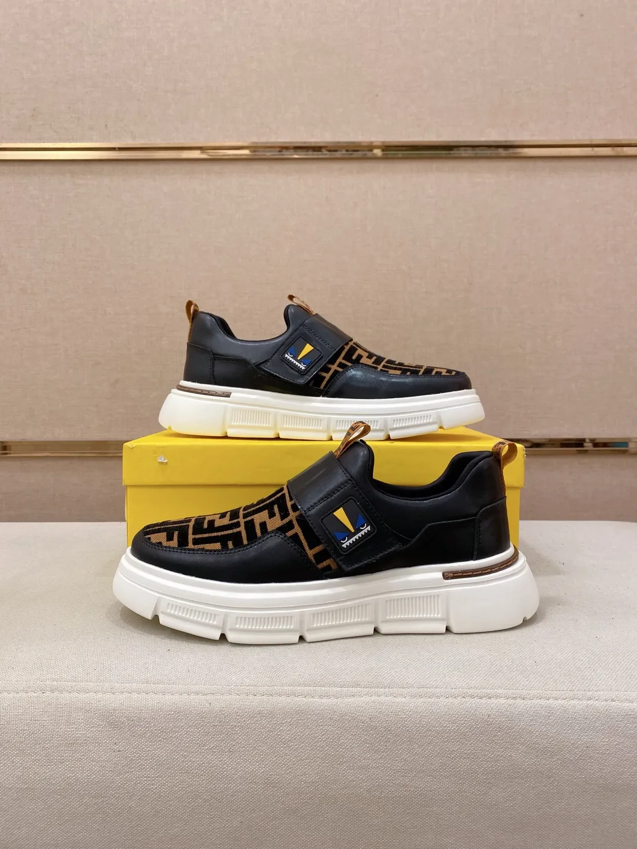 Fendi FF Monogram Slip-On Lifestyle Sneaker 7