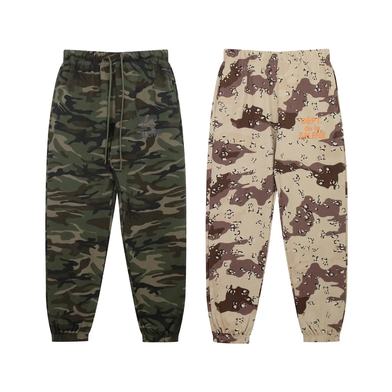 Gallery Dept كامو Oversized Hoodie و Jogger Tracksuit 10
