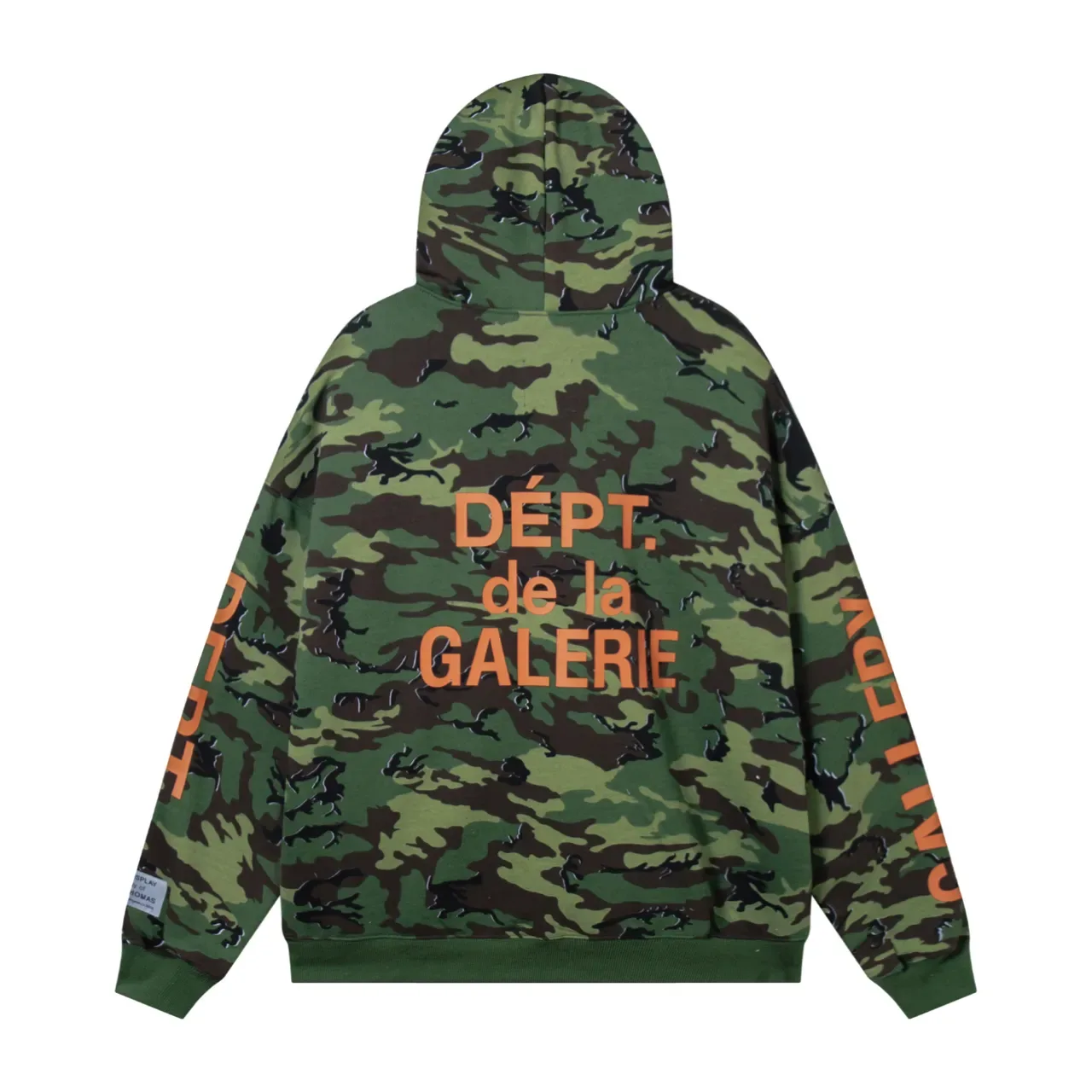 Gallery Dept DÉPT. de la GALERIE Army Green Orange Camouflage Print Oversized Fit Tracksuit 6
