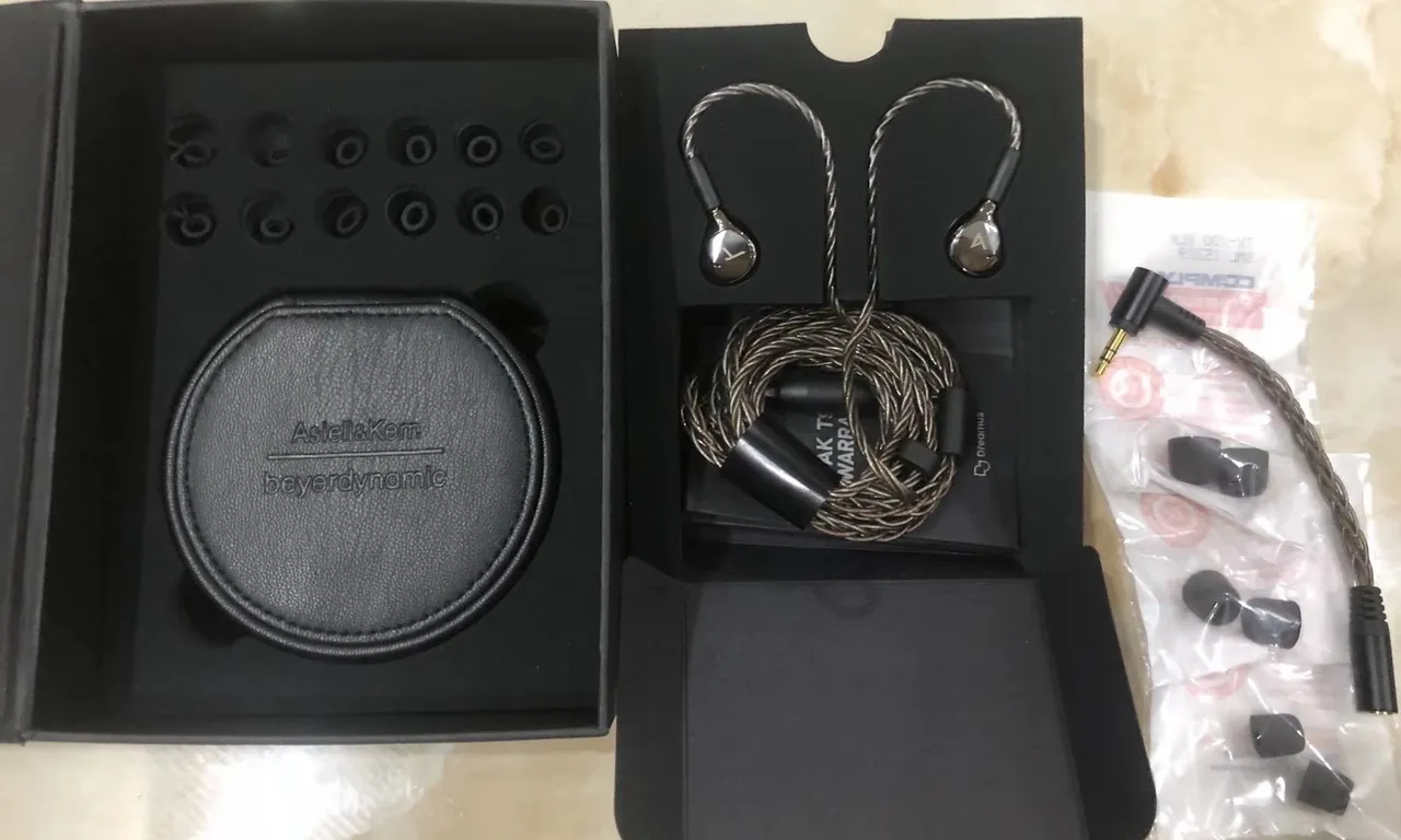 Astell&Kern AK T9iE Black Silver Matte Metallic Over-ear Headphones 4