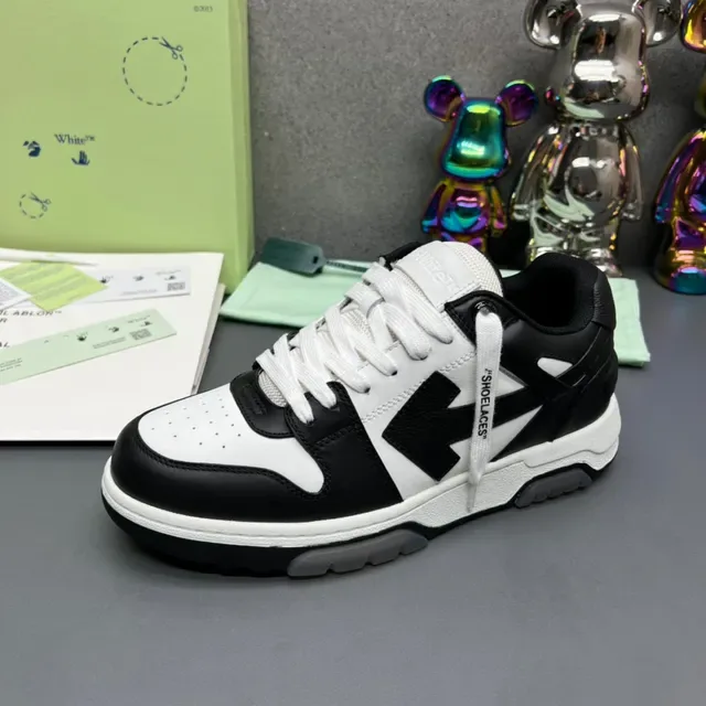 Black and White Layered Overlay Lifestyle Sneakers 4
