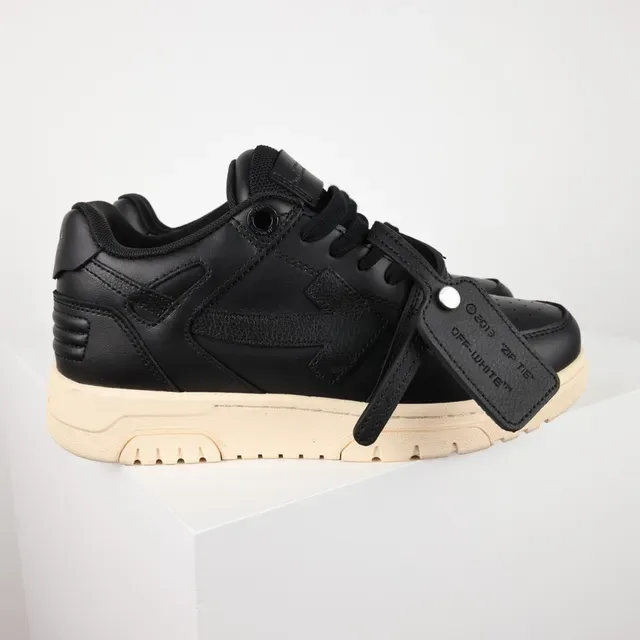 سنیکرز جلد أسود وبيج Off-White Chunky Midsole 3