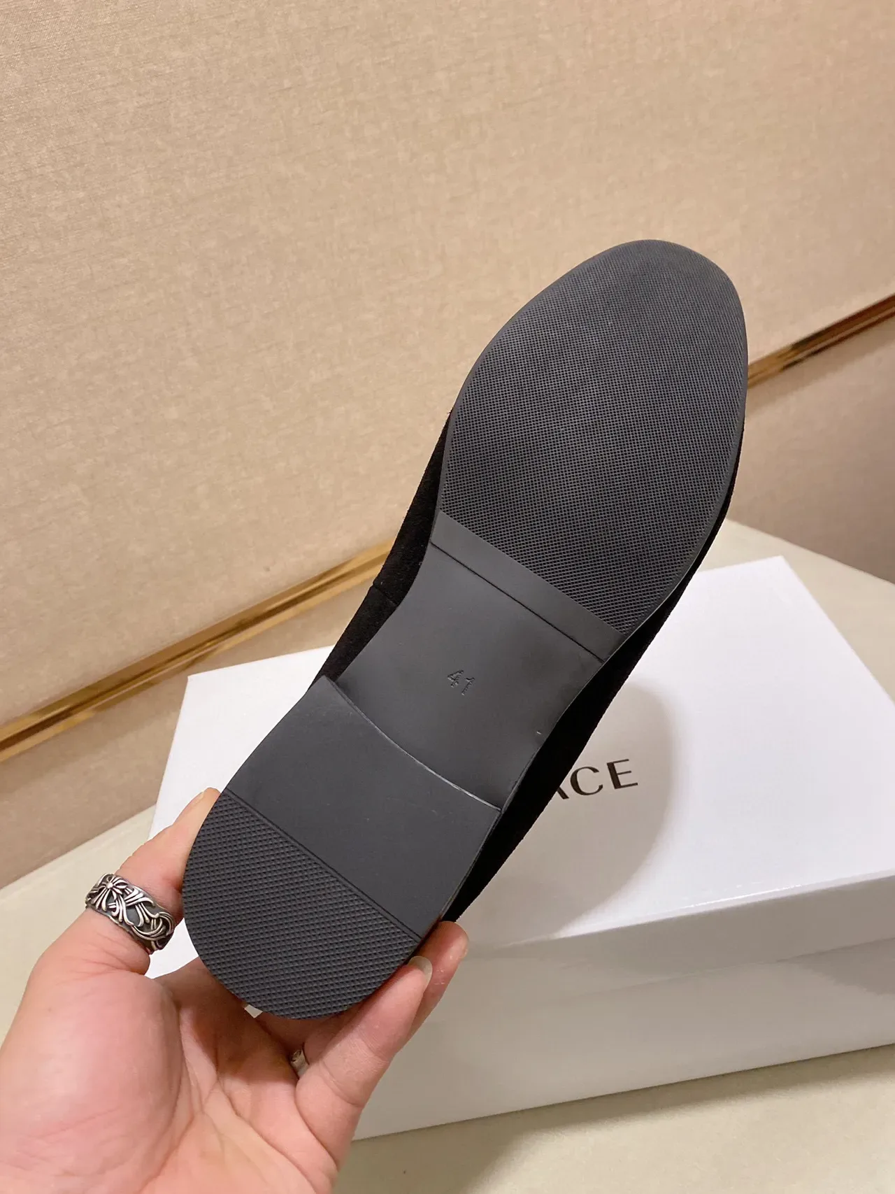 Black Velvet Embroidered Slip-On Loafers 2