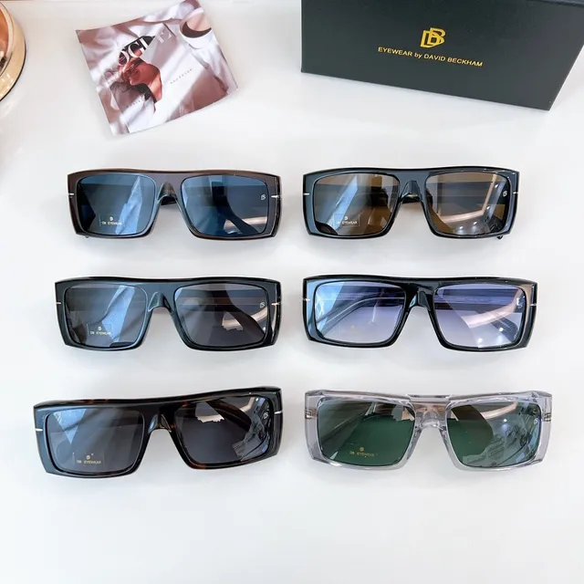 Gafas de sol marrón dorado muy grande rectangulares con capas dobles patillas 3