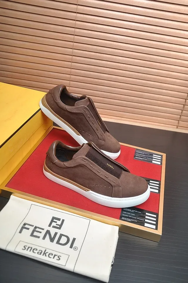 Brown Suede Slip-On Cupsole Sneaker 6