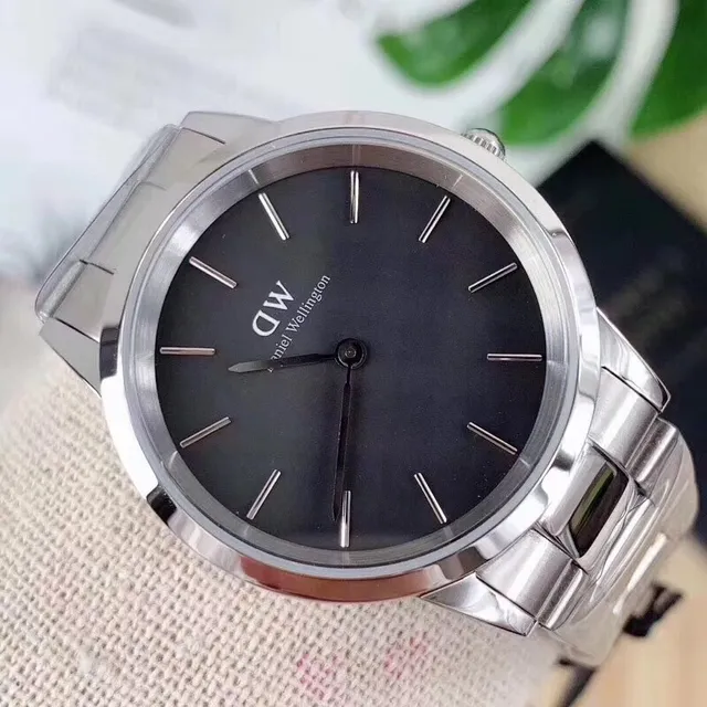 Daniel Wellington ক্লাসিক কালো ডায়াল স্টেইনলেস স্টিল কোয়ার্টজ ওয়াচ 5