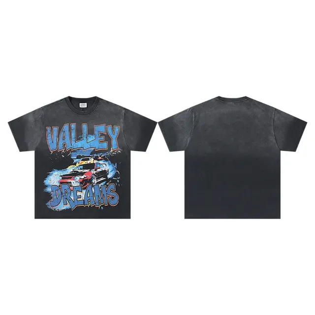 Distressed Graphic Print Oversized T-Shirt 2