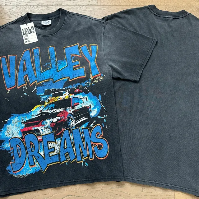 Distressed Graphic Print Oversized T-Shirt 4