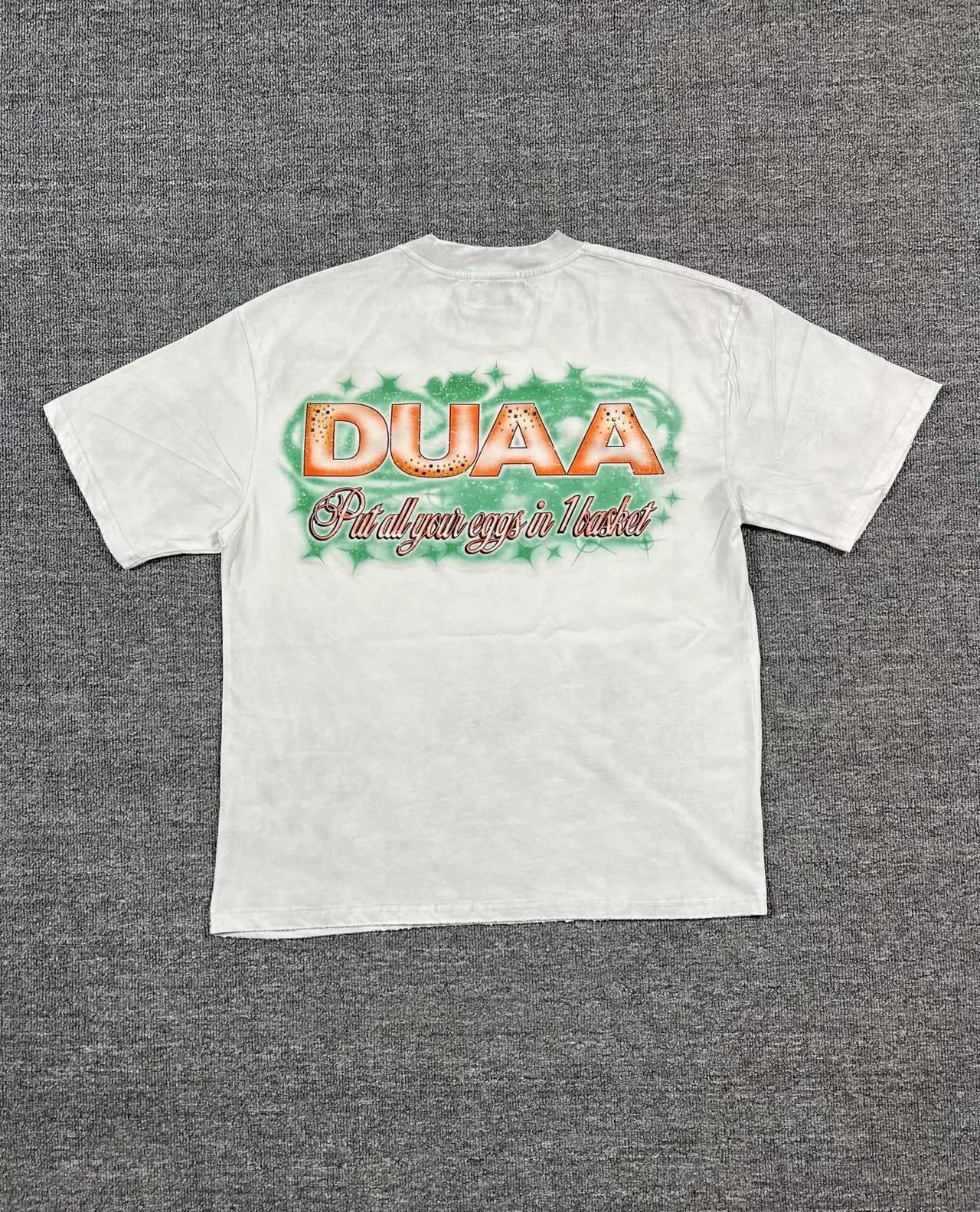 DUAA Graphic Print Oversized Distressed T-Shirt 6