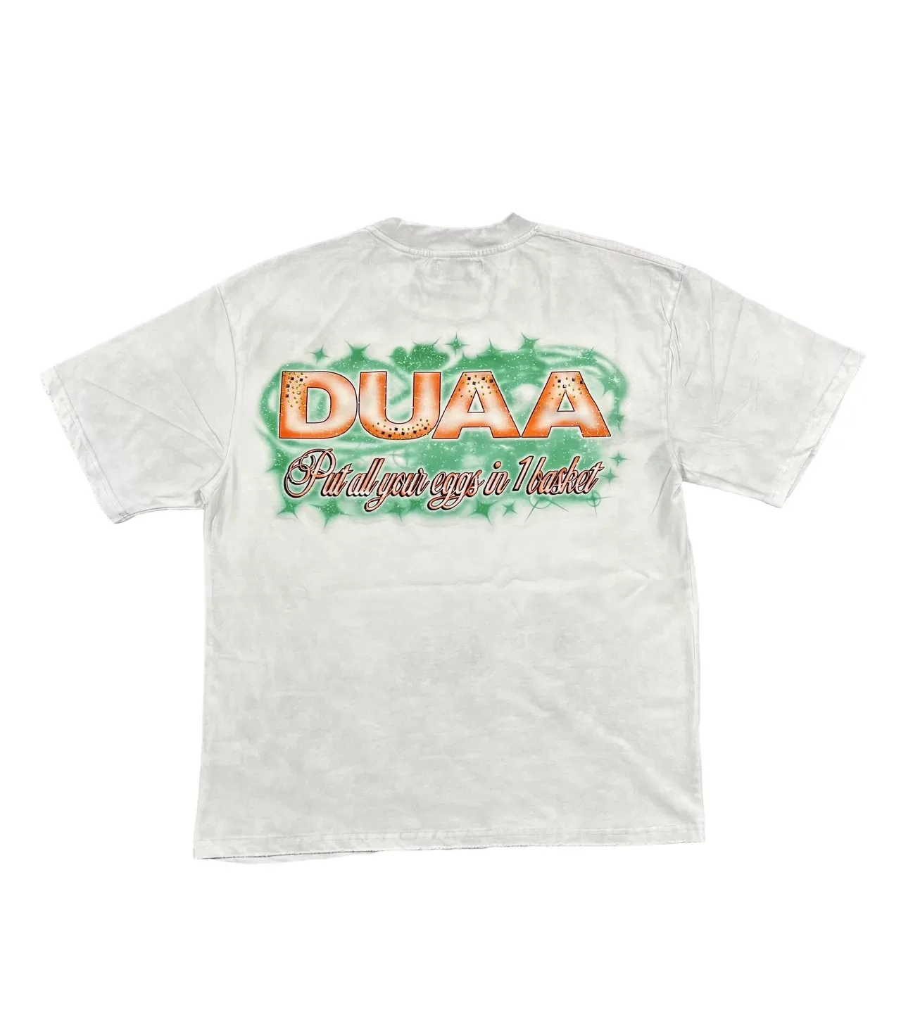 DUAA Graphic Print Oversized Distressed T-Shirt 8