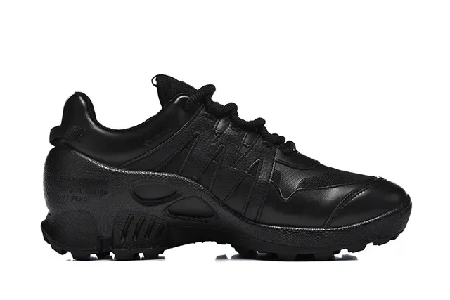 ECCO Black Mixed-Material Lifestyle Sneakers 5