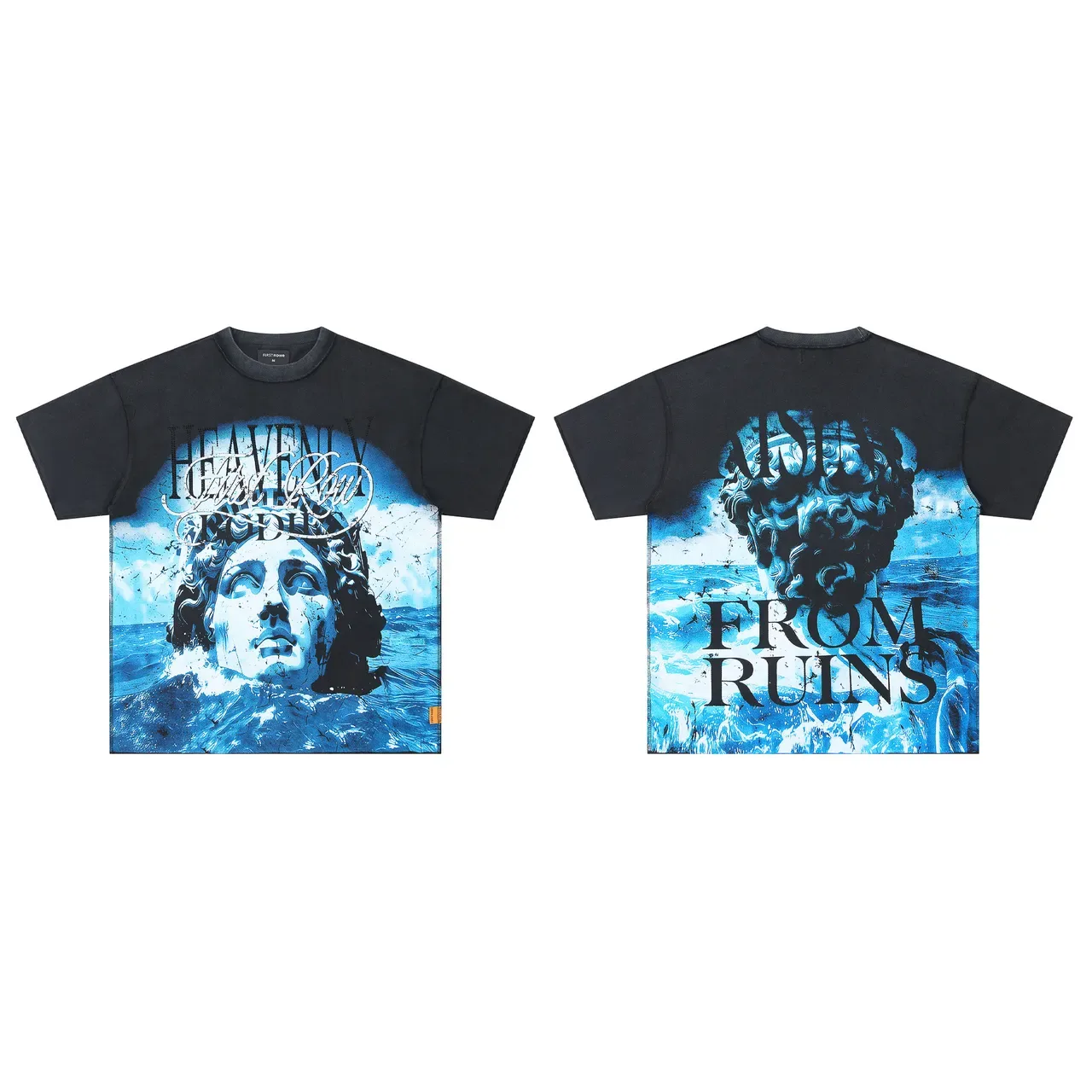 FIRSTROW Graphic Print Oversized T-Shirt 2