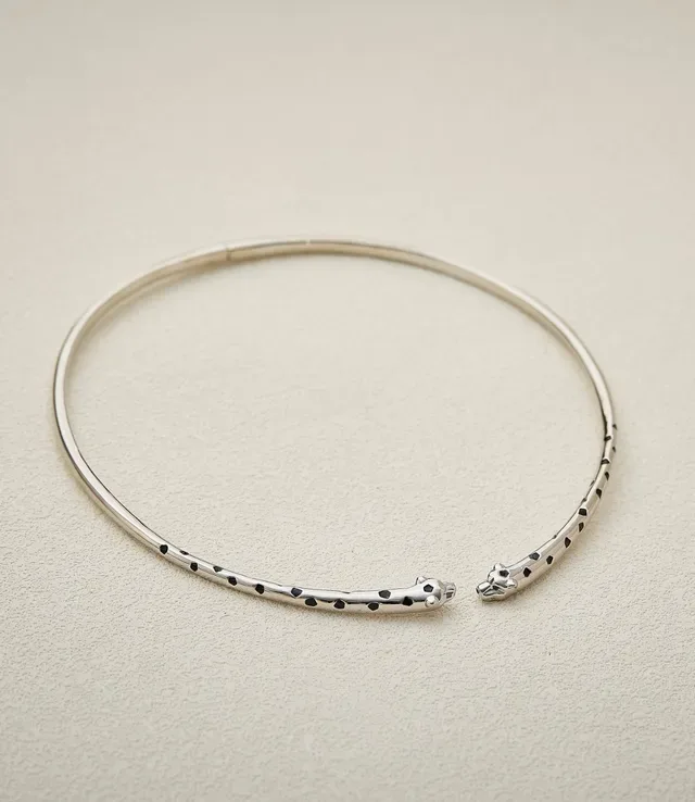Gold Black Open-Ended Bracelet 2