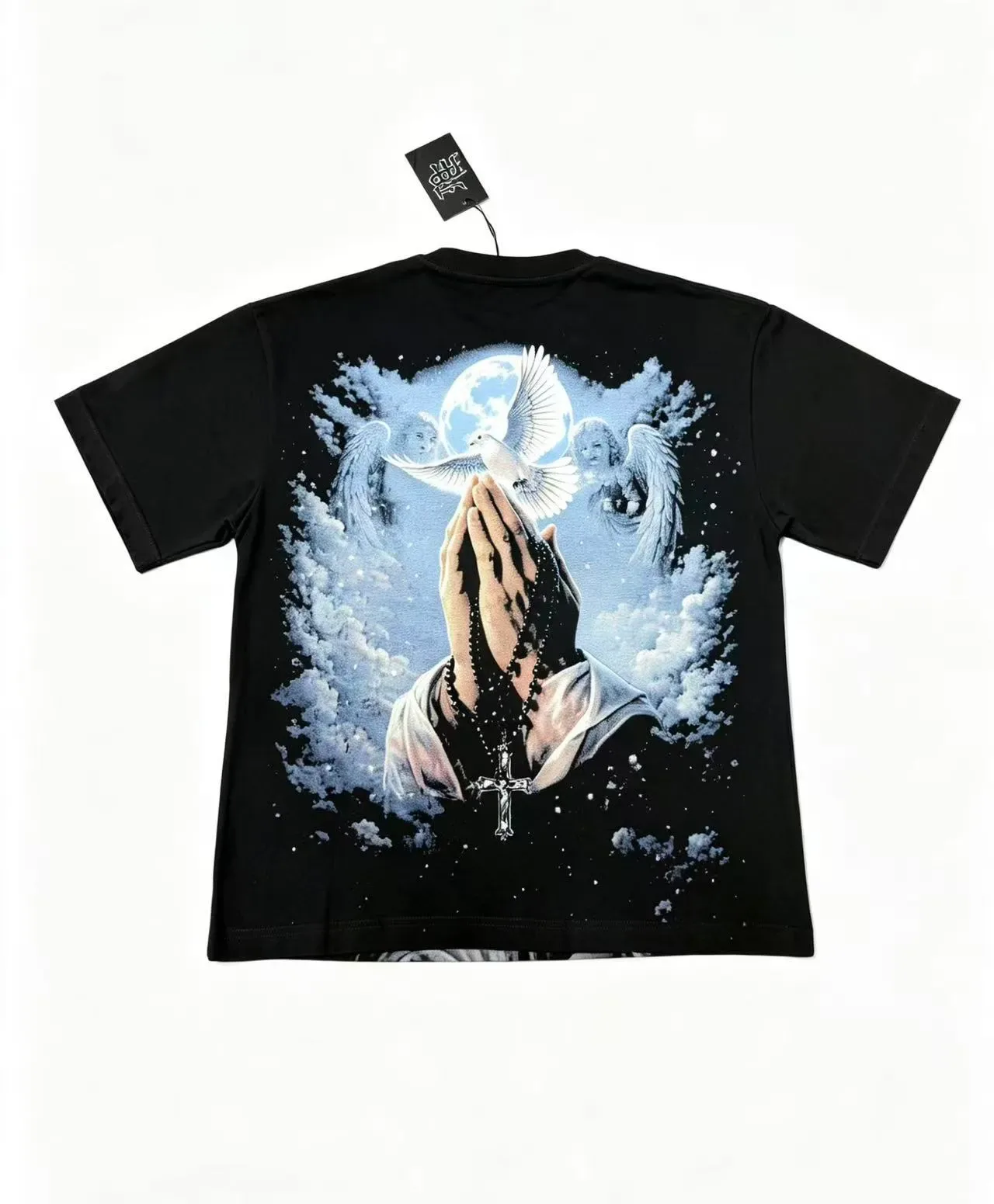 Graphic Print Crew Neck Oversized T-Shirt 10