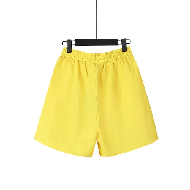 Graphic-Print Elastic-Waist Drawstring Shorts 5