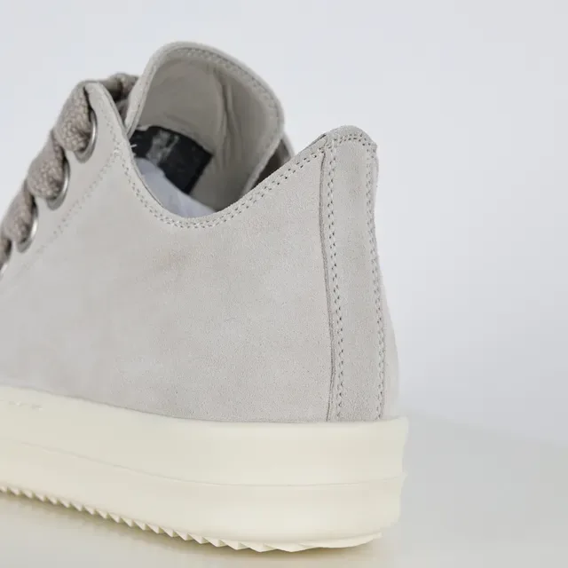 Gray Beige Low-Top Platform Suede Upper Sneakers 4