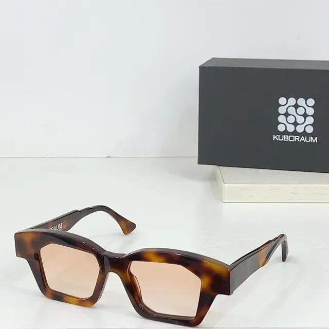 KUBORAUM Gafas de Sol Geométricas Angulares Negras 9