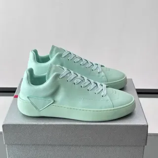 Mint Green Minimalist Low-Top Sneakers