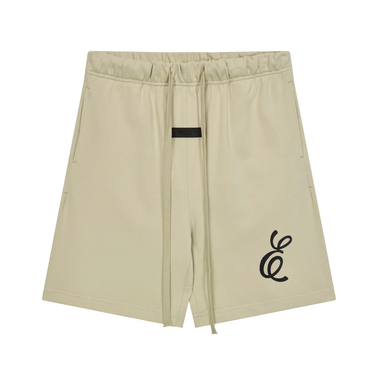 Shorts monogrammés à taille élastique avec cordon de serrage 2