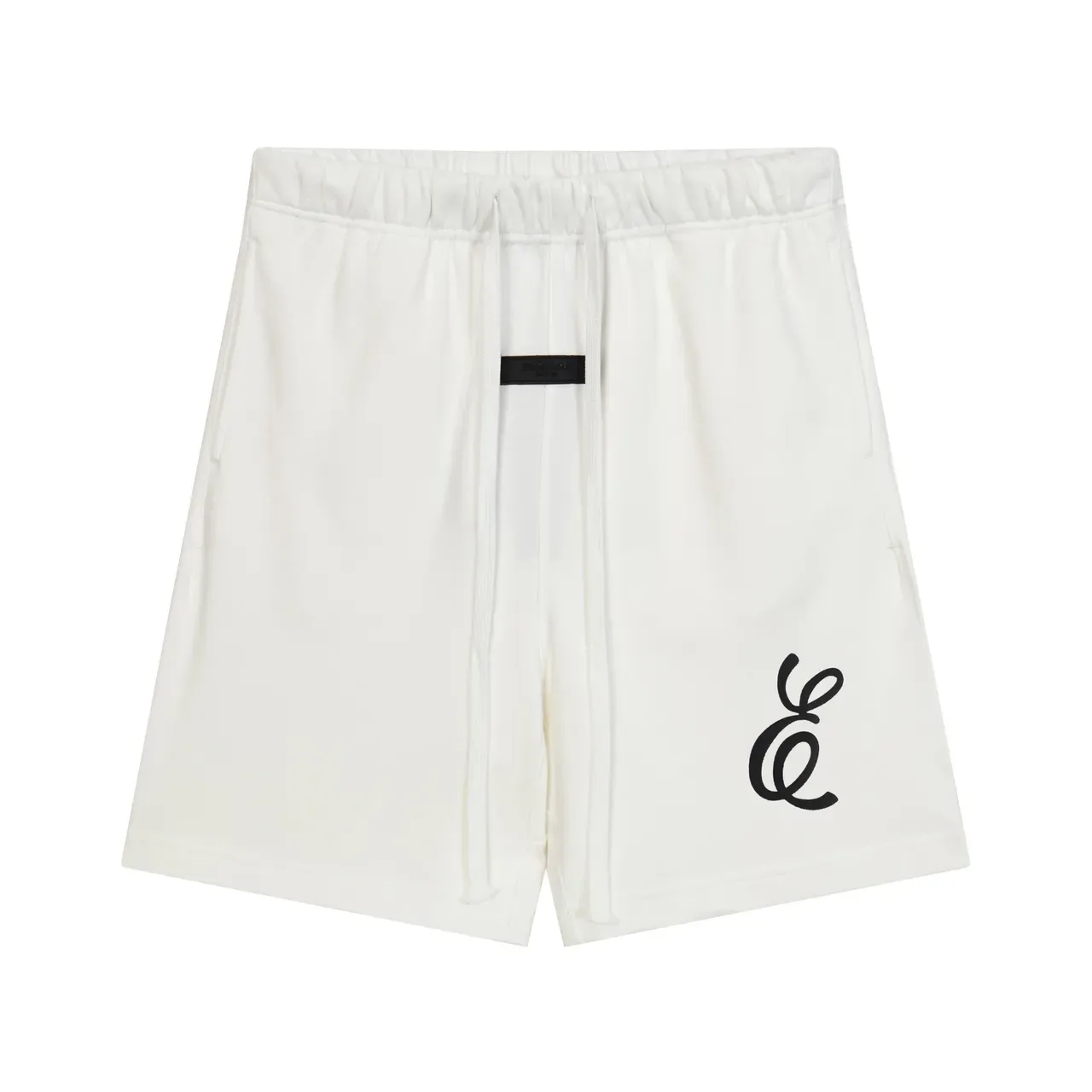 Shorts monogrammés à taille élastique avec cordon de serrage 4