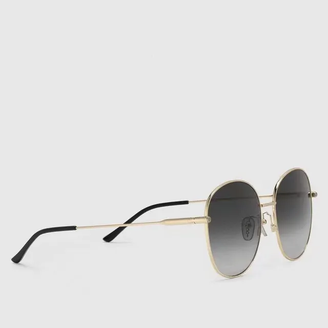 Multicolor Gold Round Lens Gradient Eyewear 3