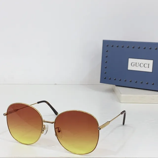 Multicolor Gold Round Lens Gradient Eyewear 5