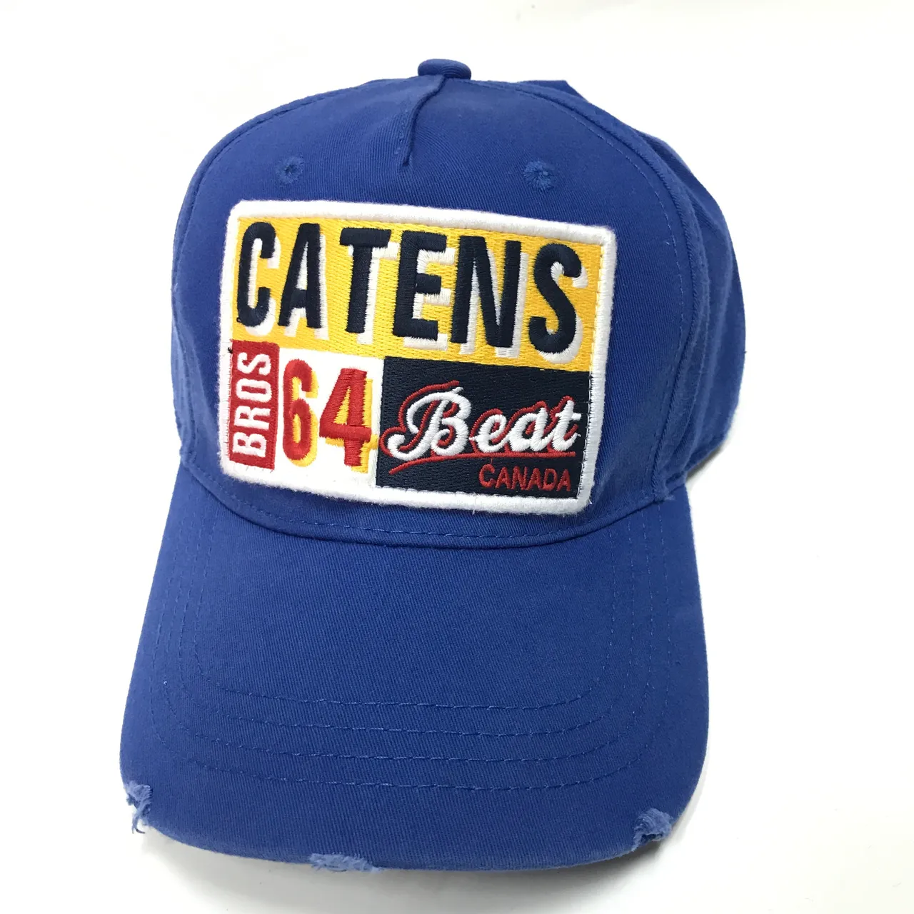 Navy Embroidered Patch Baseball Cap 2