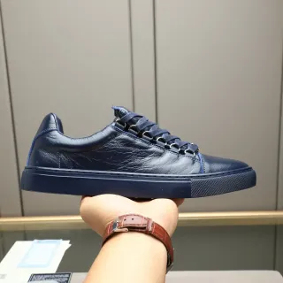 حذاء رياضي Navy جلد low-top lifestyle