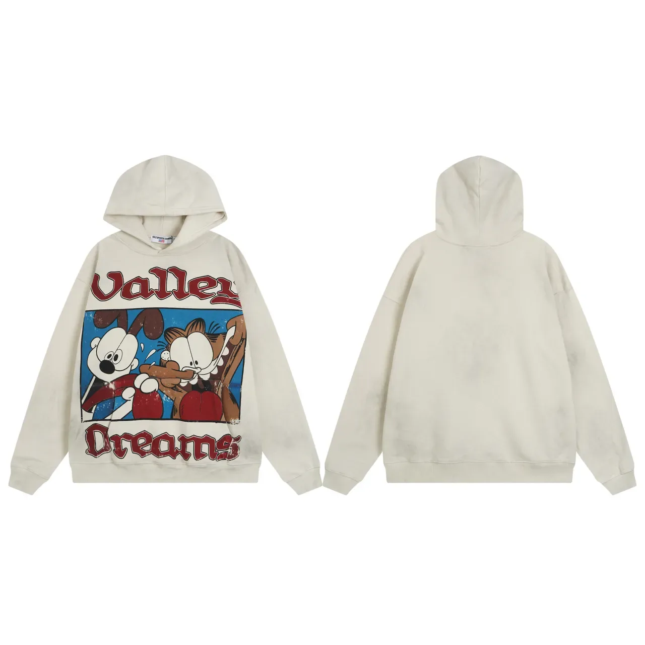Off-White ग्राफिक प्रिंट ओवरसाइज हूडी 2