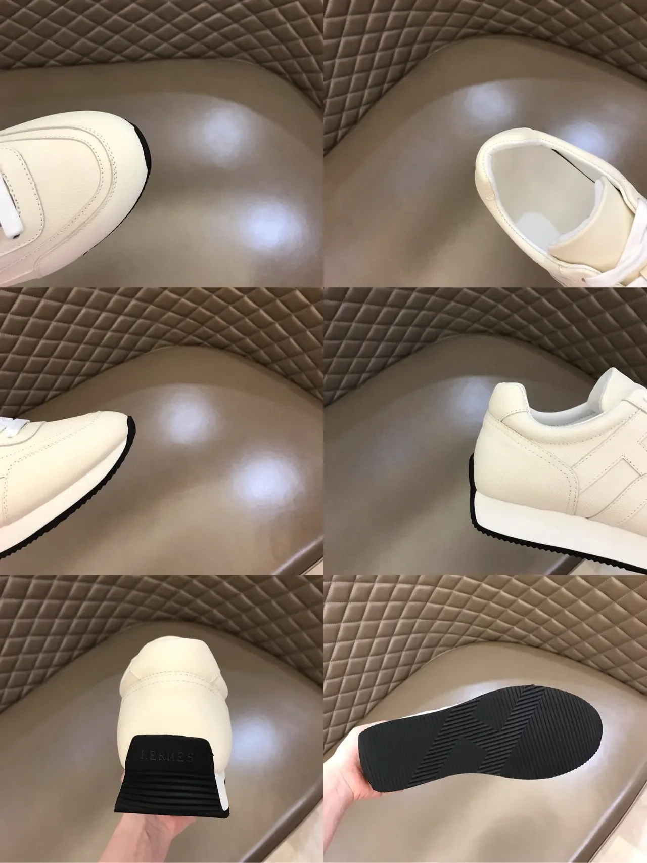 Off-White Monochrome Panelled Lifestyle Sneaker 2