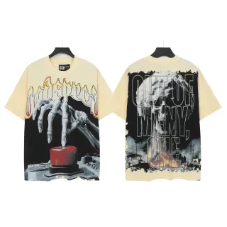 Oversized Double-Sided Graphic Print T-Shirt
