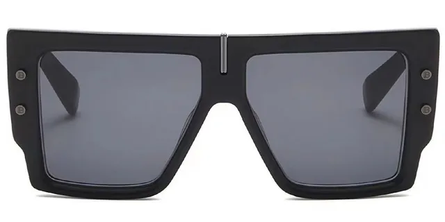Oversized Marbled Blue Acetate Gradient Sunglasses 7