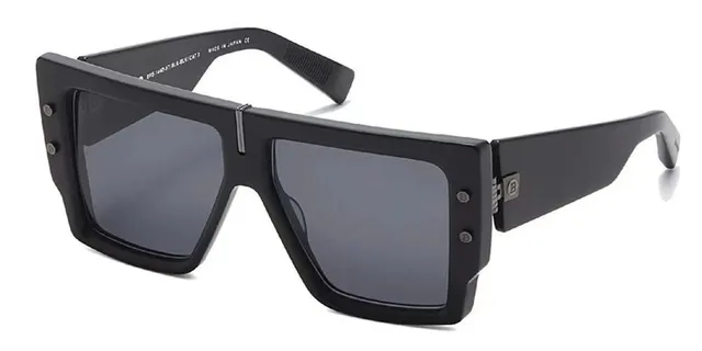 Oversized Marbled Blue Acetate Gradient Sunglasses 9