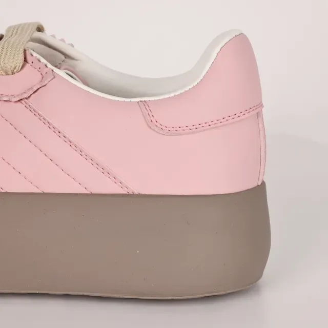 Sneaker Lifestyle à Plateforme en Rose et Pêche 4