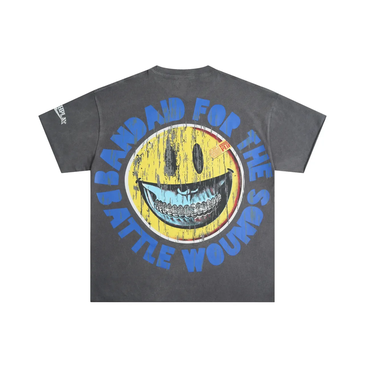 Rough Play Graphic Print Distressed Oversized T-Shirt 4