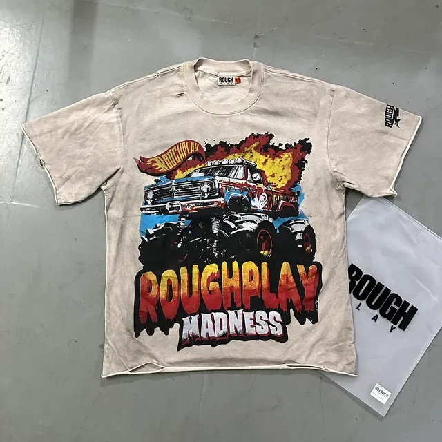 ROUGH Roughplay Madness Oversized Graphic T-Shirt 7