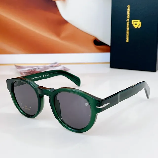 Round Acetate Frame Tortoiseshell Temple Blue Gradient Lens Sunglasses 6