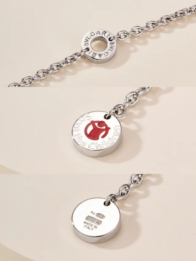Collar de colgante de pirámide cilíndrica con studs de plata 15