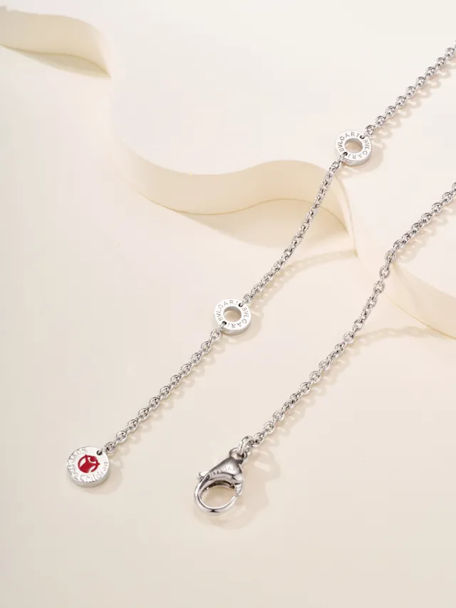 Collar de colgante de pirámide cilíndrica con studs de plata 16